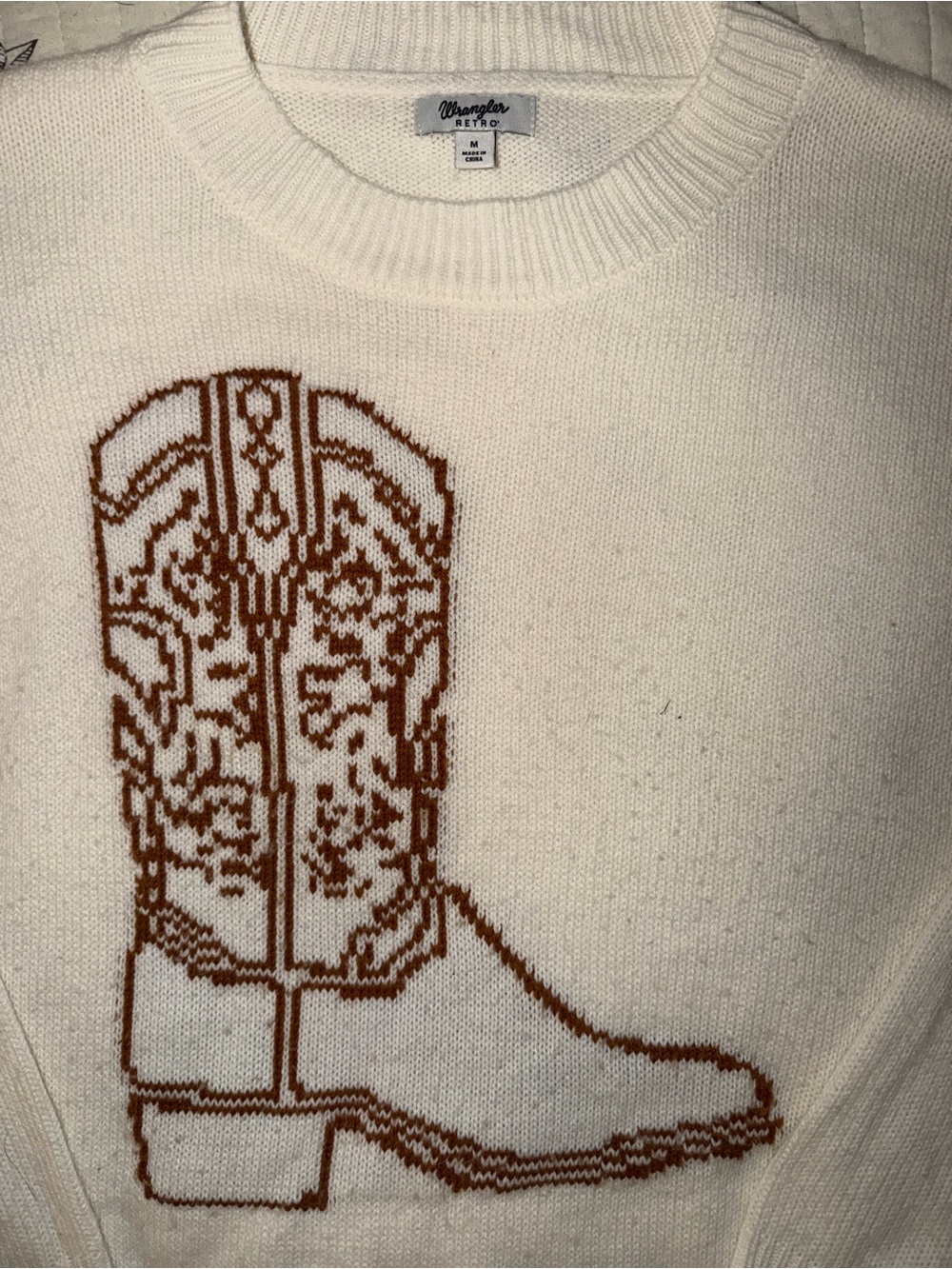 Wrangler boot sweater